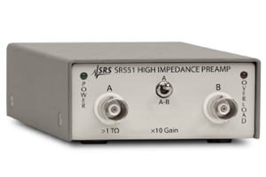 SR551(High impedance preamplifier)